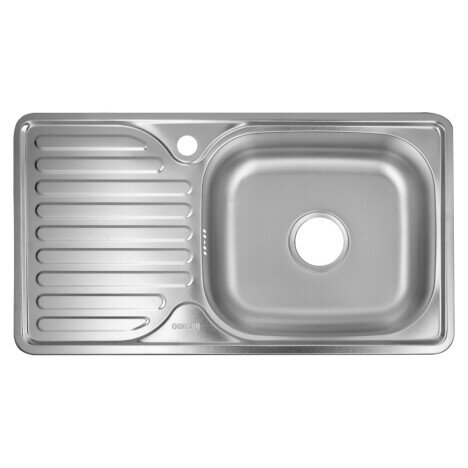 Chiuveta pentru bucatarie Freddo ERT-SN 7002D, Inox, Cuva dreapta, 76x43.5cm